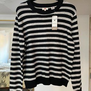 Levi's Dark Blue/Cream Sweater - M